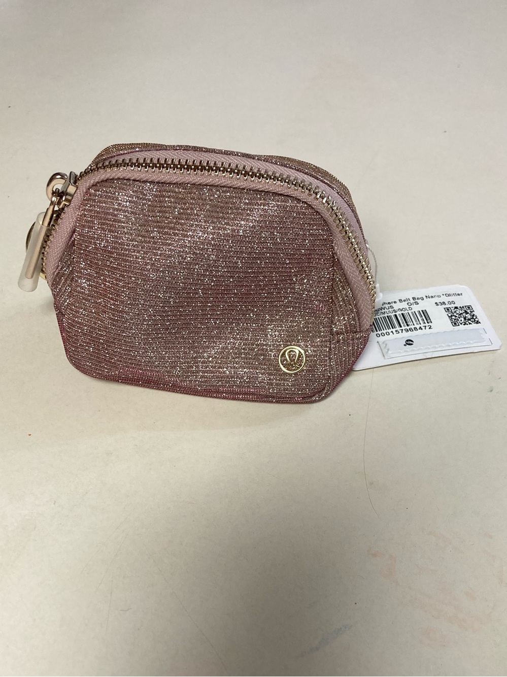 Lululemon Rose Gold Mini Belt Bag